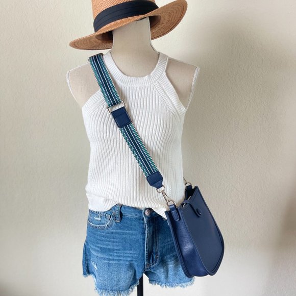 Handbags - Last 1! NWT Mini Cross-body Bag with Colorful Guitar Strap